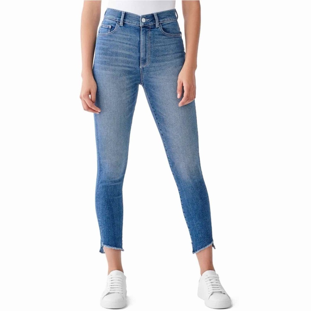 NWT DL1961 ‘Farrow’ Cropped High Rise Instasculpt Skinny Jeans in “Portage” 23